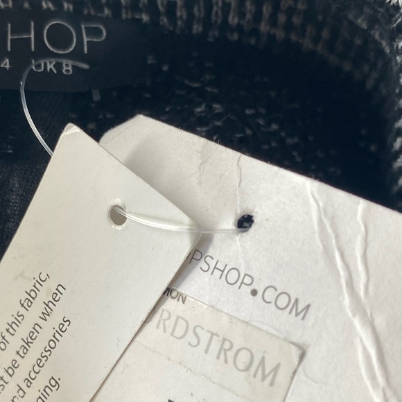 TOPSHOP Nordstrom NWT Marled Gray Open-Front Sweater - Picture 8 of 8